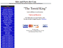 Tablet Screenshot of partsandkits.com